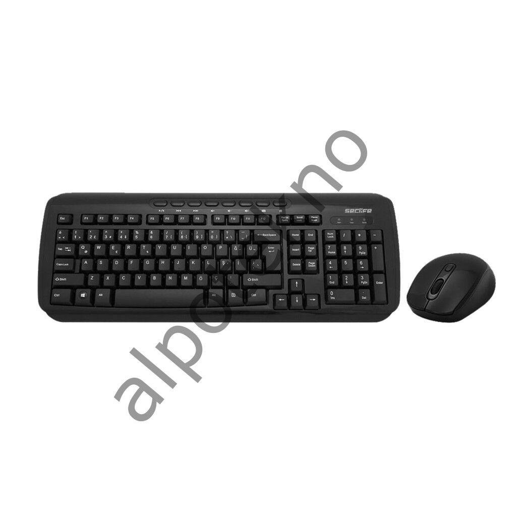 Seclife SLK-4525WQ Usb Kablosuz Klavye Mouse Set