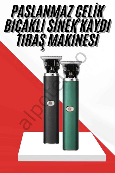 Saç Sakal Ense Paslanmaz Çelik T-Bıçak Vücut Tıraş Makinesi