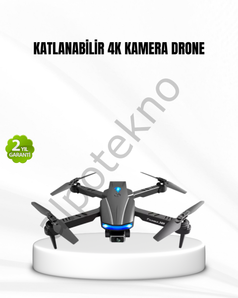 Wi-Fi Bağlantılı 4K Drone Katlanabilir ve 360° Takla Özellikli