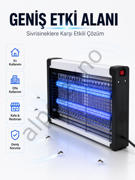 10W UV Haşere Kontrol Cihazı – Sessiz Çalışan Elektrikli Sinek Öldürücü Lamba