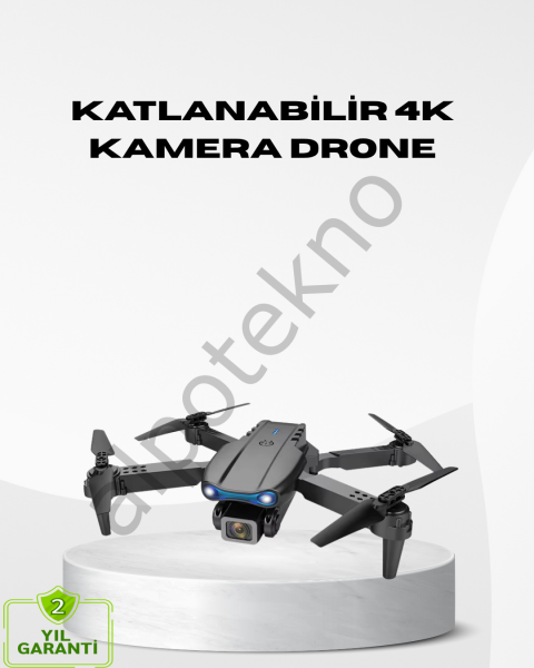 4K Katlanabilir Drone Uzaktan Kontrollü Wi-Fi Görüntü Aktarımlı