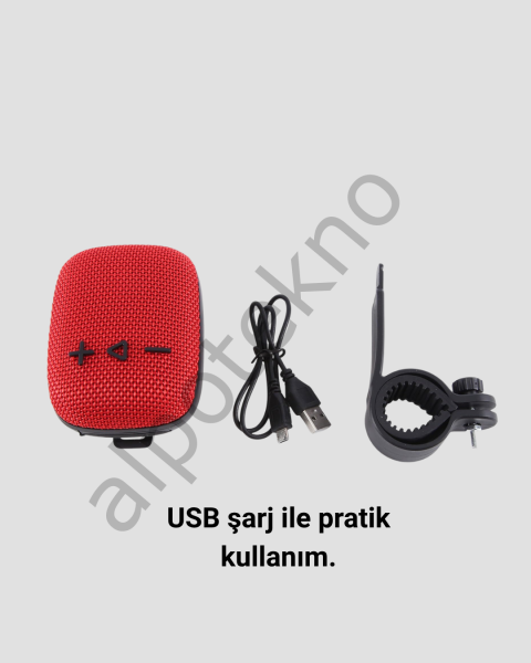 USB TF Kart ve FM Radyolu Bluetooth Hoparlör 5W