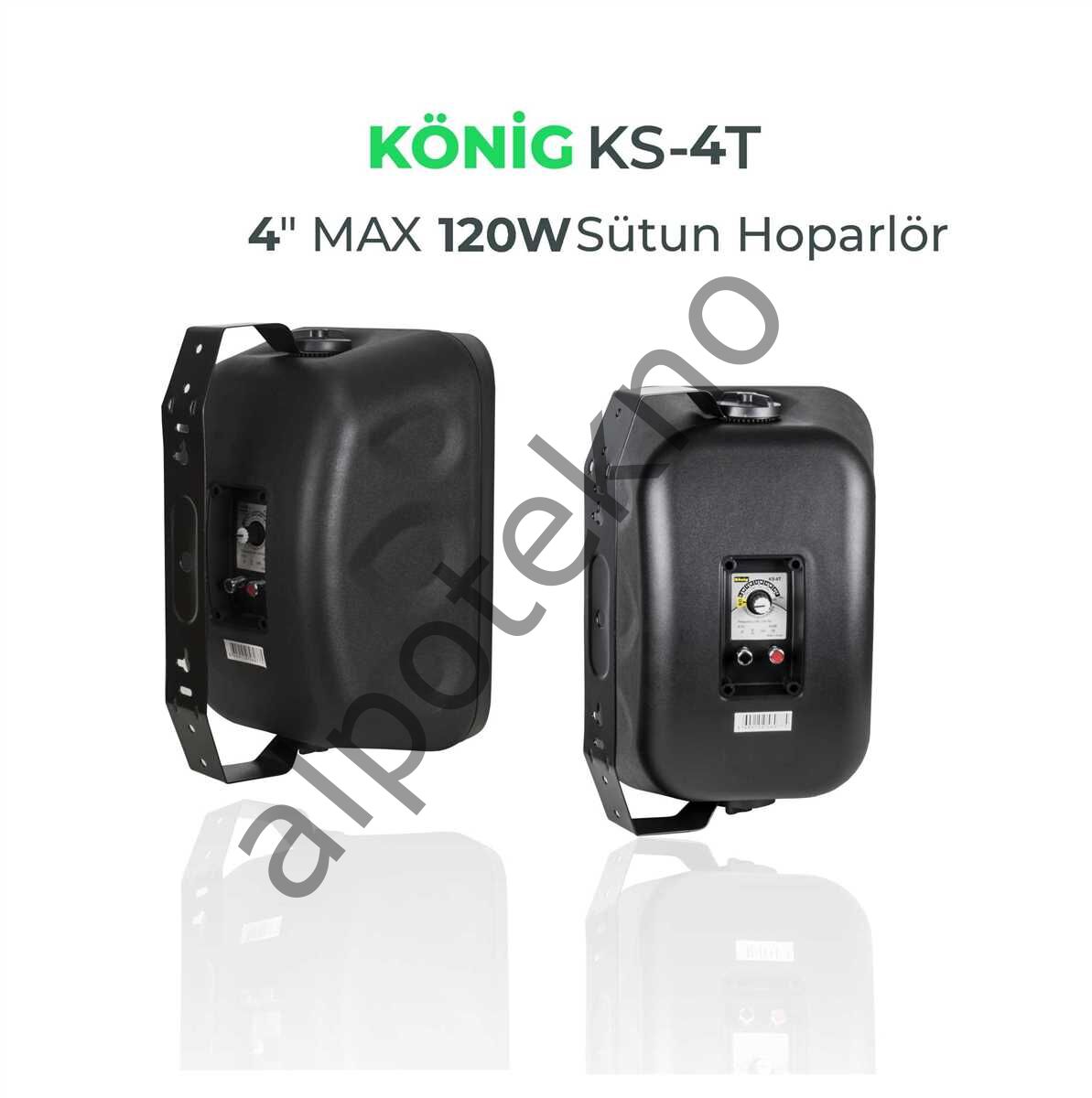 König KS-4T 4'' 120W Siyah Hoparlör