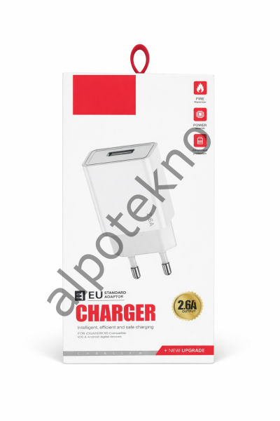 USB Sarj Adaptoru 2.6A – EU Standart