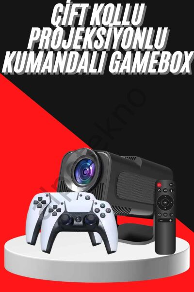 Retro Video Oyunu Konsolu Android Tv El Oyun Konsolu WIFI Taşınabilir Projeksiyon Cihazı