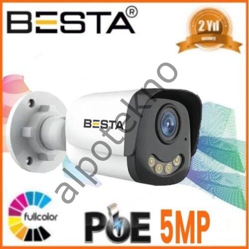 IP POE BT-1241 5mp Warm Led Güvenlik Kamerası