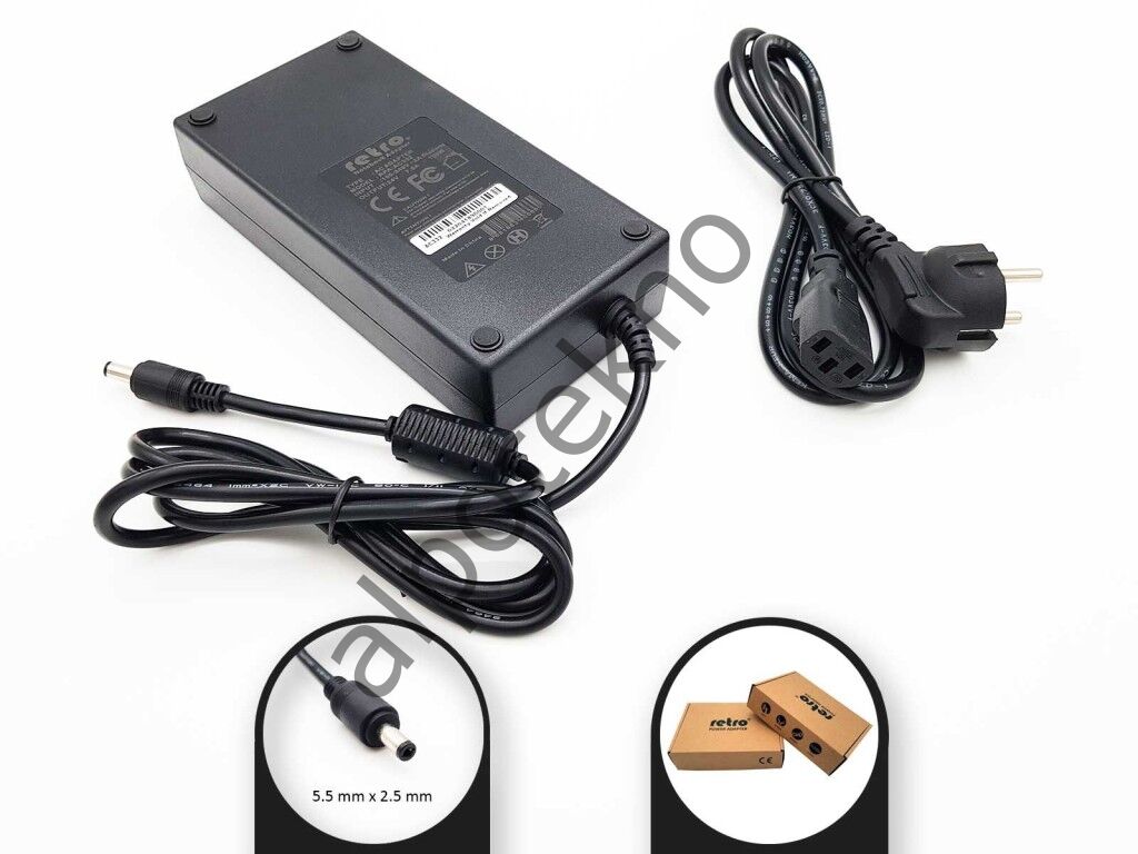 RETRO 24V 7.5A 180W 5.5x2.5mm Güç Adaptörü RPA-AC332