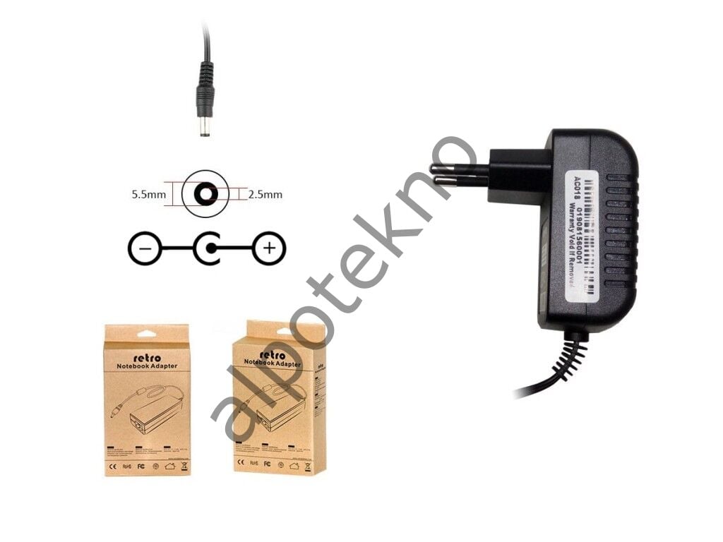 RETRO 30V 500mA 15W Switch-Mode (SMPS) Adaptör RPA-AC018