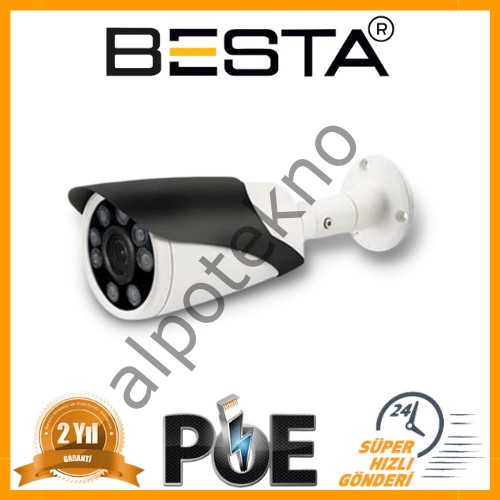 4K 5 MP 1440P 8 ATOM LED IP POE Bullet Güvenlik Kamerası KD-5615