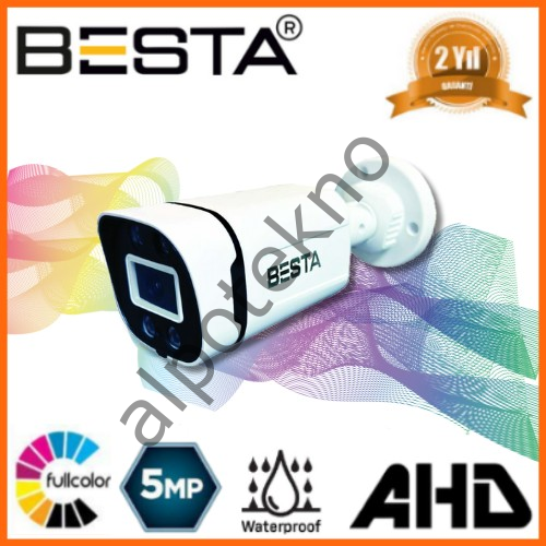 5 MP 4 Atom Warm Led AHD Bullet Güvenlik Kamerası KD-1504