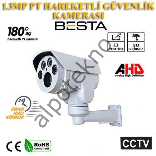 1,3 MP Ahd Motorize PT 4 Atom Led Güvenlik Kamerası KD-1844