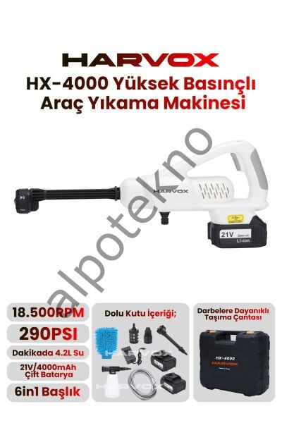 X-4000 Yüksek Basınçlı Araç Yıkama Makinesi