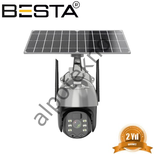 Solar Speed Dome Wifi PTZ Kablosuz Güvenlik Kamerası KD-2085