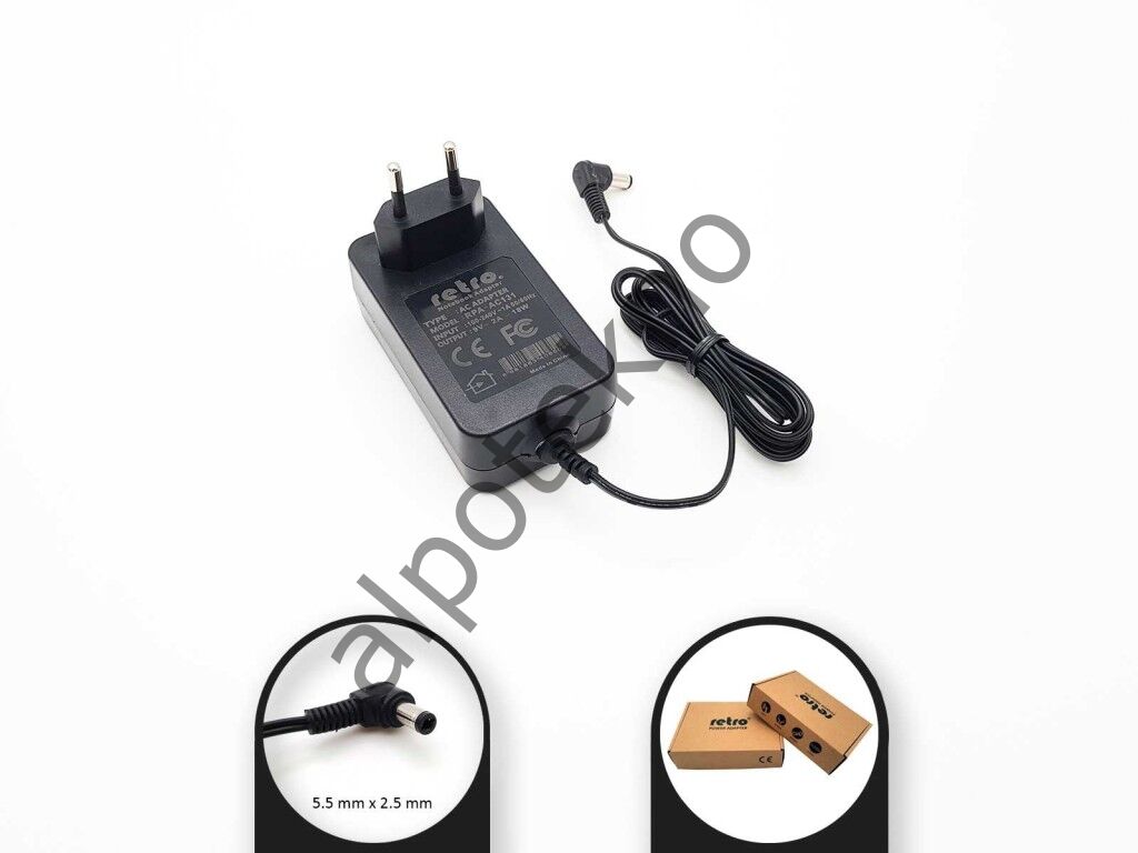 RETRO 9V 2A 18W POS Cihazı Adaptörü RPA-AC131