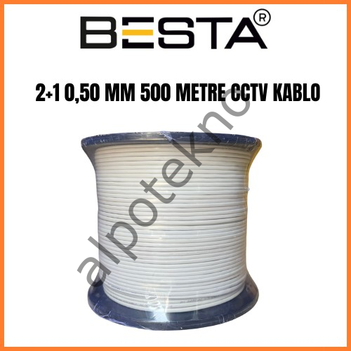 2+1 500 Metre 0,50 MM CCTV Kablo KD-1385