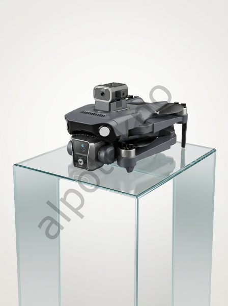 Ekranlı Kumandalı GPS Drone Çift Kameralı Katlanabilir Hava Aracı