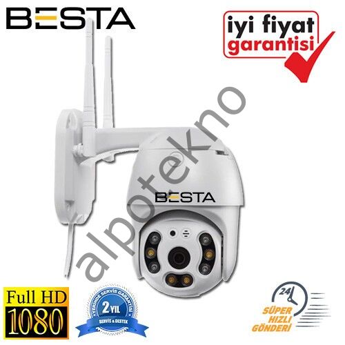 3 MP DIŞ MEKAN WİRELESS KABLOSUZ PTZ GÜVENLİK KAMERASI KD-1713