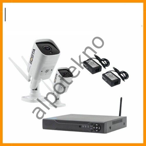 2 Dış Mekan Kablosuz Kamera Seti KD- 2260