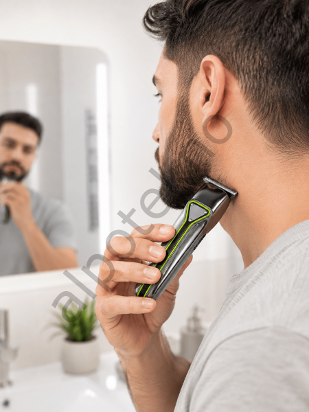 Şarjlı Saç Sakal Tıraş Makinesi T Başlıklı 1 2 3 mm Taraklı Kablolu ve Kablosuz Kullanım