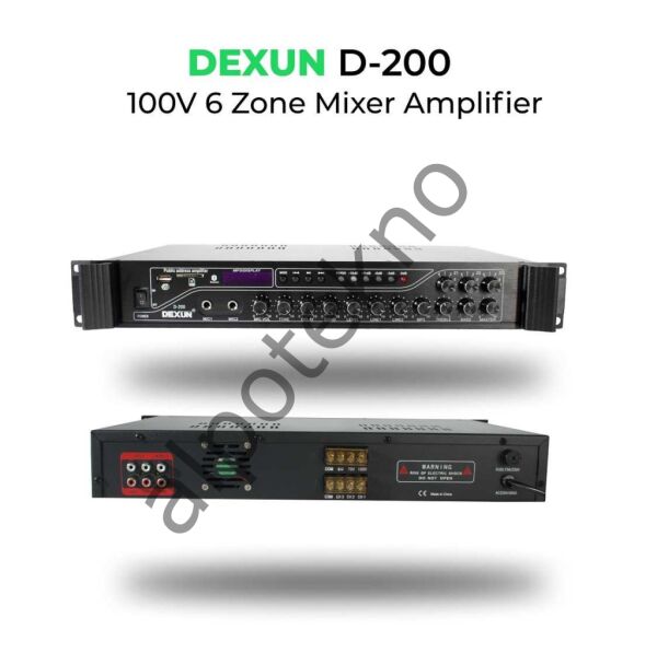 Dexen D-200 100V 3 Zone Mixer Amfi