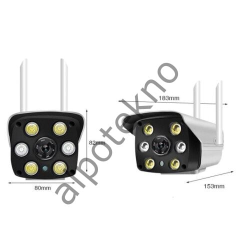 2 MP Çift Antenli Wifi Dış Mekan Güvenlik Kamerası KD-1702