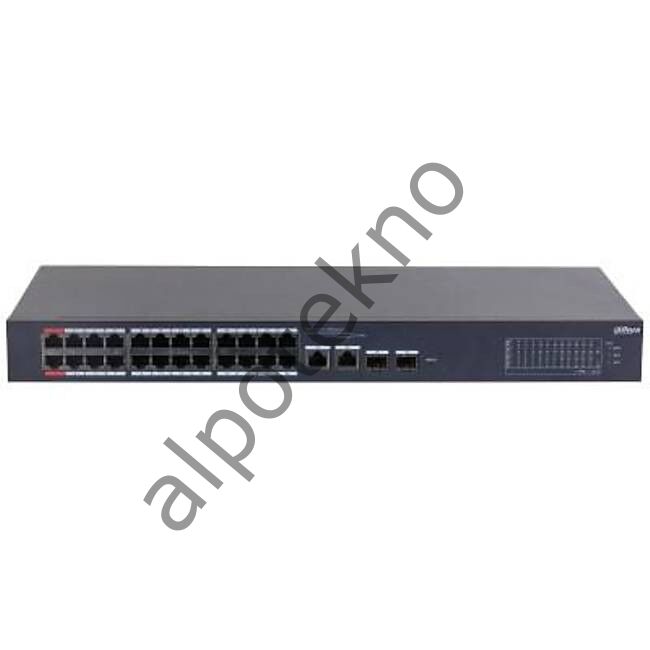 Dahua CS4226-24ET-240 26 Port 24xPOE 10/100 240W +2SFP Yönetilebilir Switch