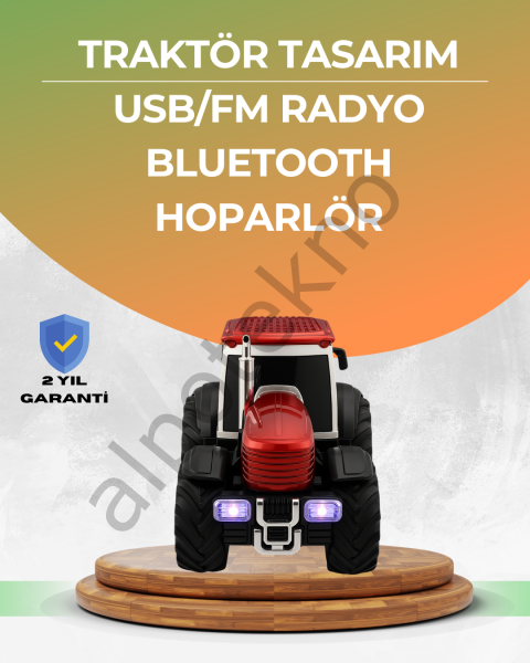 Taşınabilir Nostaljik Araç Tasarımlı Bluetooth Hoparlör
