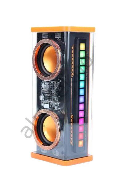 Şeffaf Mecha Taşınabilir Bluetooth Hoparlör Kablosuz Yüksek Ses Kaliteli