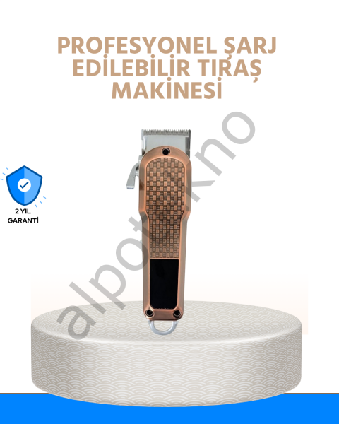 Erkek Bakım Makinesi – LCD Ekranlı 7000RPM Şarjlı Saç ve Sakal Kesme Cihazı