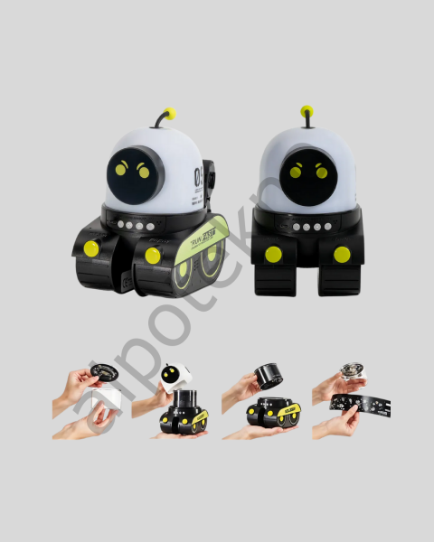 Robot Tasarımlı Bluetooth Hoparlörlü Yıldızlı Gökyüzü Projektör Yeni Nesil