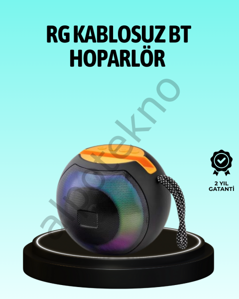 8 Saat Çalma Süreli Taşınabilir Bluetooth Hoparlör
