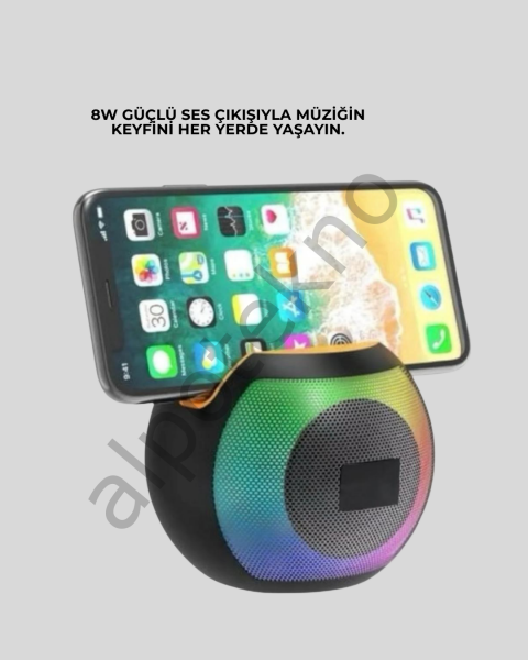 8 Saat Çalma Süreli Taşınabilir Bluetooth Hoparlör
