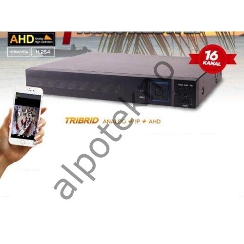 AHD DVR 16 Kanal Kamera Kayıt Cihazı KD-6216HS
