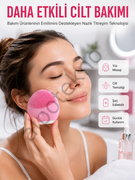 Yüz Makyaj Temizleme Cihazı Yüz Masaj Aleti Cilt Bakım Aleti