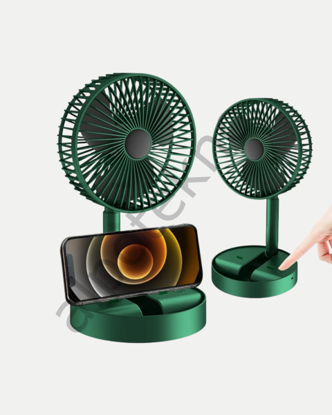 Taşınabilir Katlanabilir Mini Fan 3 Kademeli Şarj Edilebilir
