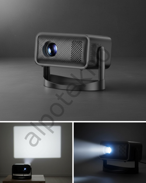 Ev Sineması İçin 150 İnç LED Projeksiyon WiFi Bluetooth Destekli