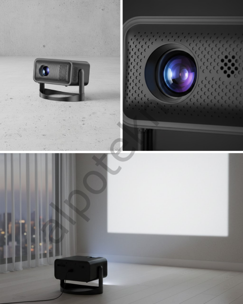 Smart Projector Android TV Dolby Sesli WiFi Bluetooth
