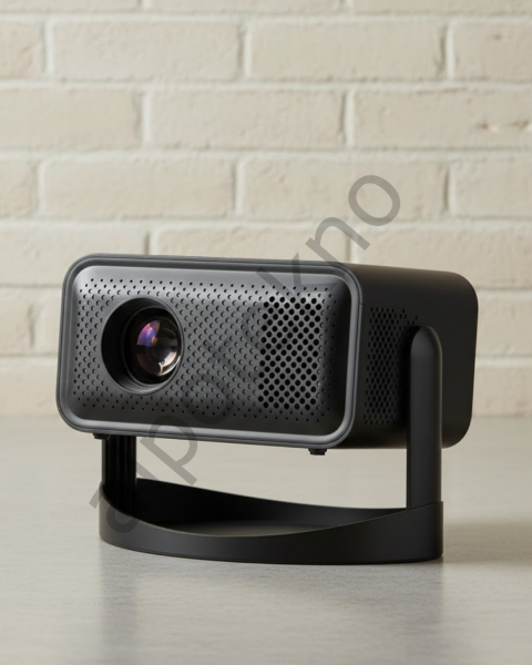Smart Projector Android TV Taşınabilir Gimbal Standlı