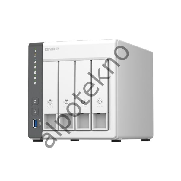 QNAP TURBONAS TS-433-4G 4 BAY 1xGLAN 1x2.5GLAN NAS DEPOLAMA ÜNİTESİ