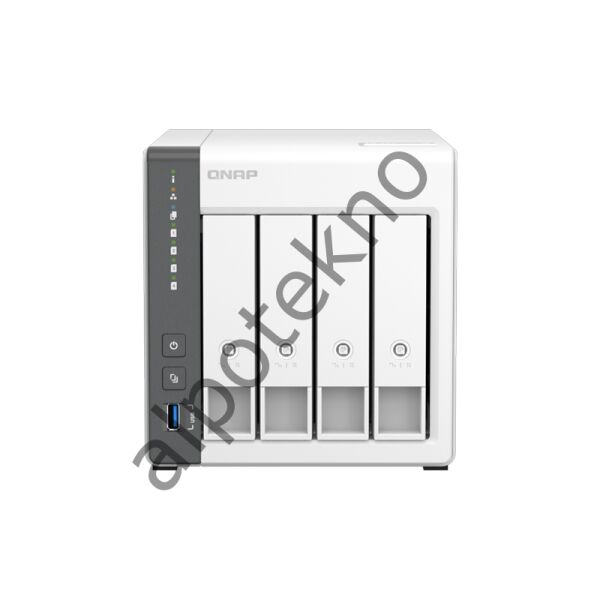 QNAP TURBONAS TS-433-4G 4 BAY 1xGLAN 1x2.5GLAN NAS DEPOLAMA ÜNİTESİ