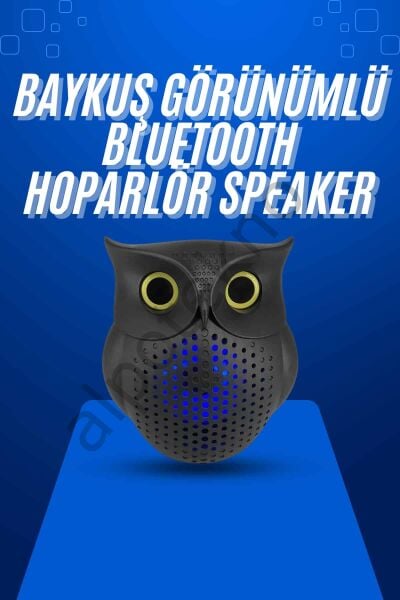 Baykuş Tasarımlı Mini Bluetooth Speaker Yüksek Ses Kaliteli Taşınabilir