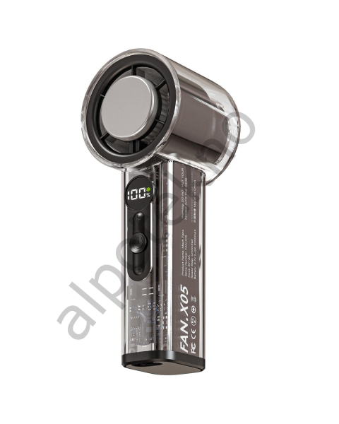 Dijital Ekranlı USB Şarjlı Güçlü Taşınabilir El Fanı