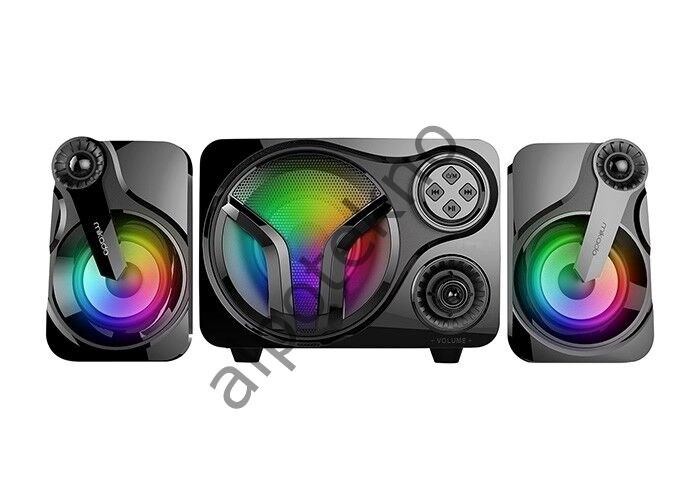 Mikado MD-BT28 5W+3W×2 BT,TF Card,USB, FM Radyo Siyah Led Işıklı Speaker