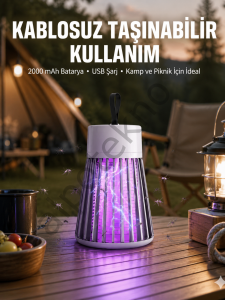 Uzun Ömürlü Bataryalı Taşınabilir Böcek Kovucu