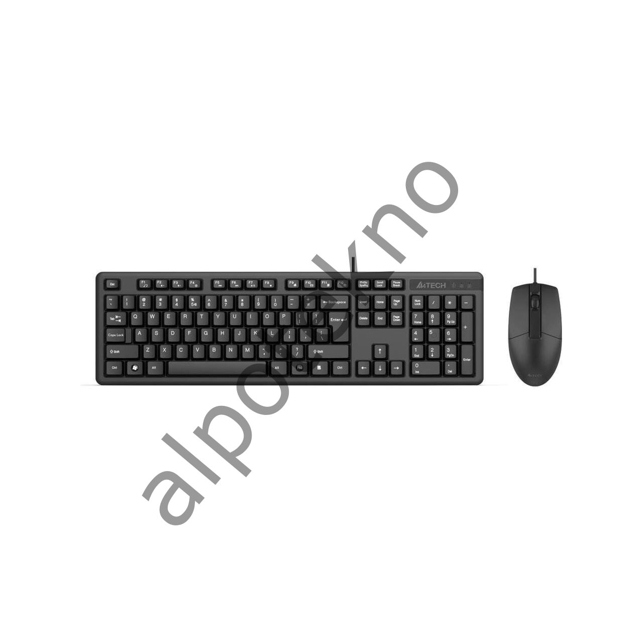 A4 TECH KR-3330S USB MULTİMEDYA SİYAH SESSİZ Q KLAVYE+MOUSE