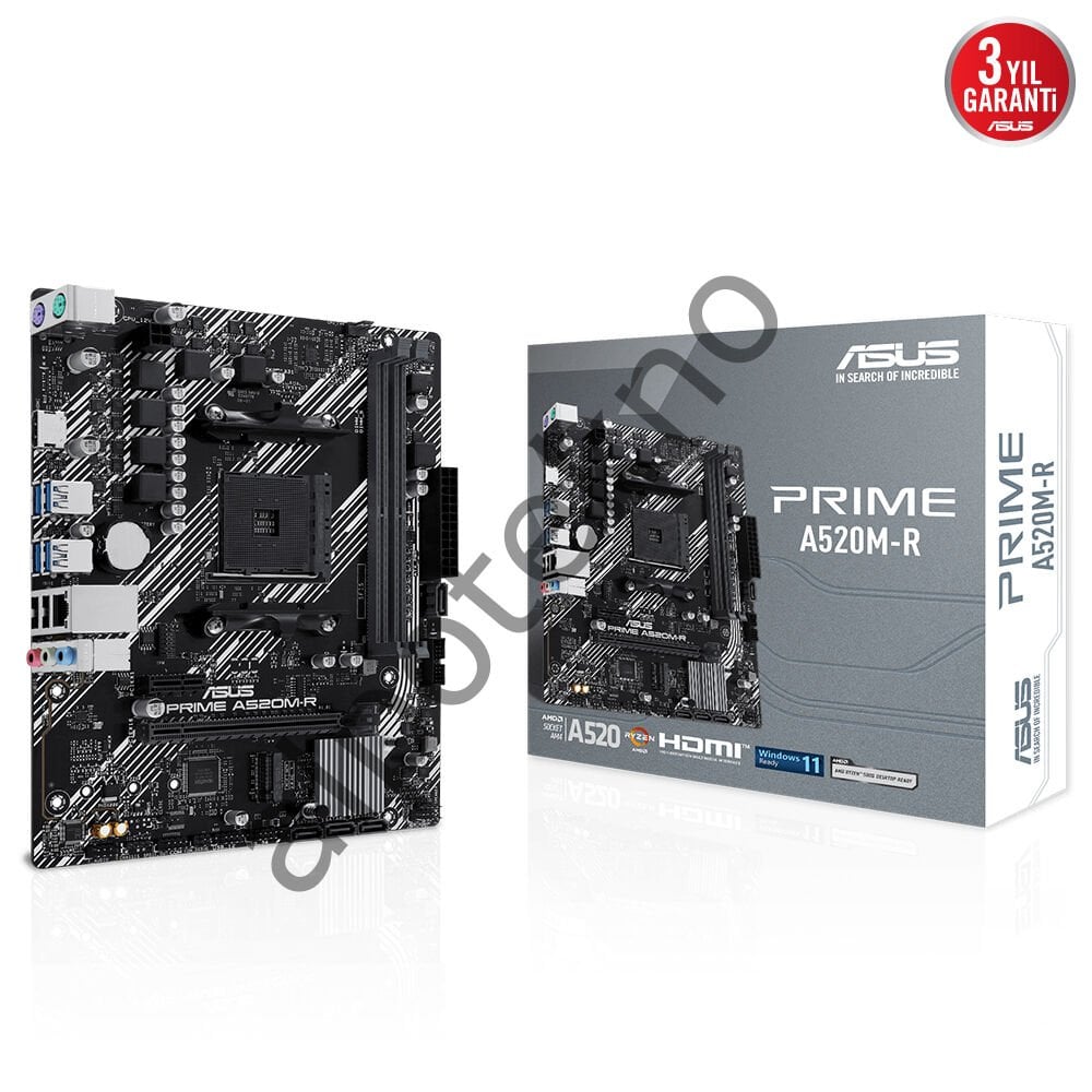 ASUS PRIME A520M-R 2xDDR4 HDMI 1xM2 AM4 ANAKART