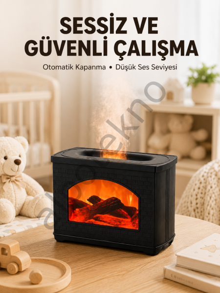 USB Ultrasonik Hava Nemlendirici Ayarlanabilir Sis ve Aromaterapi Özellikli