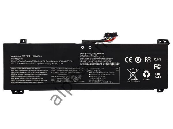RETRO Lenovo L22B4PA0 Notebook Bataryası