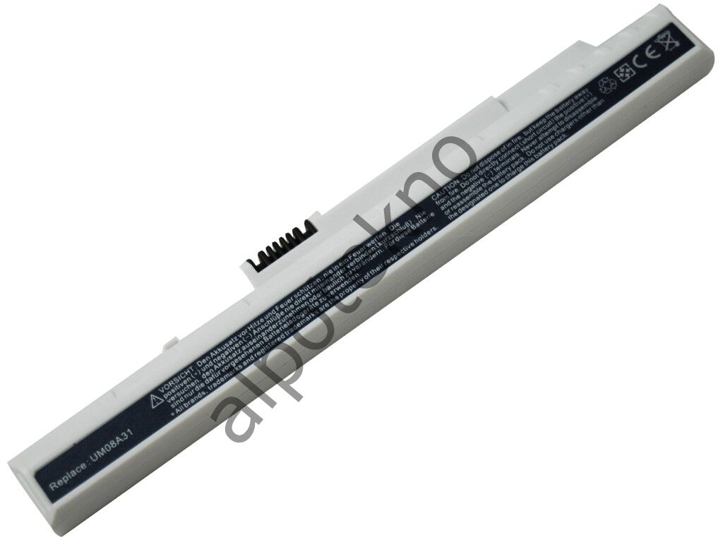 RETRO Acer Aspire One A110, A150, ZG5 Notebook Bataryası - Beyaz - 3 Cell