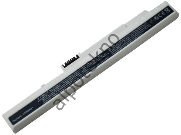 RETRO Acer Aspire One A110, A150, ZG5 Notebook Bataryası - Beyaz - 3 Cell
